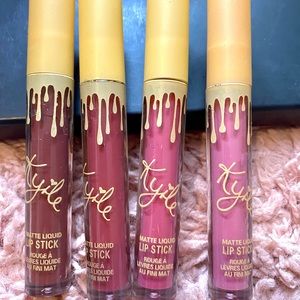 Kylie Matte Liquid Lipstick (pinks)